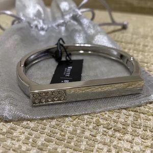 White House Black Market Hinged Bangle Bracelet